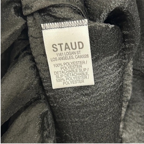 Staud Riley Organza Maxi Dress Black NWT - Picture 9 of 9